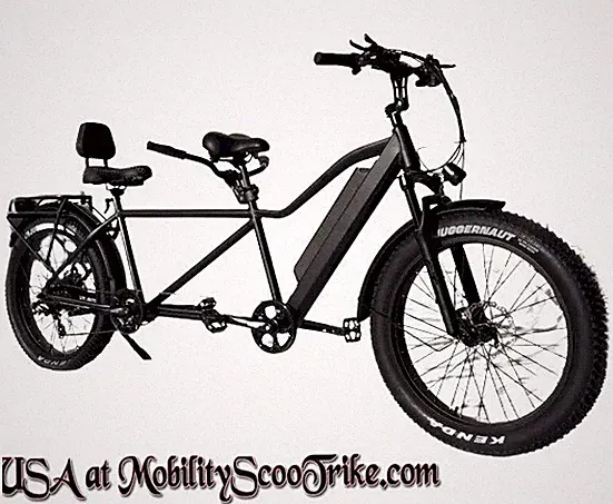 All-Terrain Fat tire 2 two persons Off-Road tandem electric bike bicycle