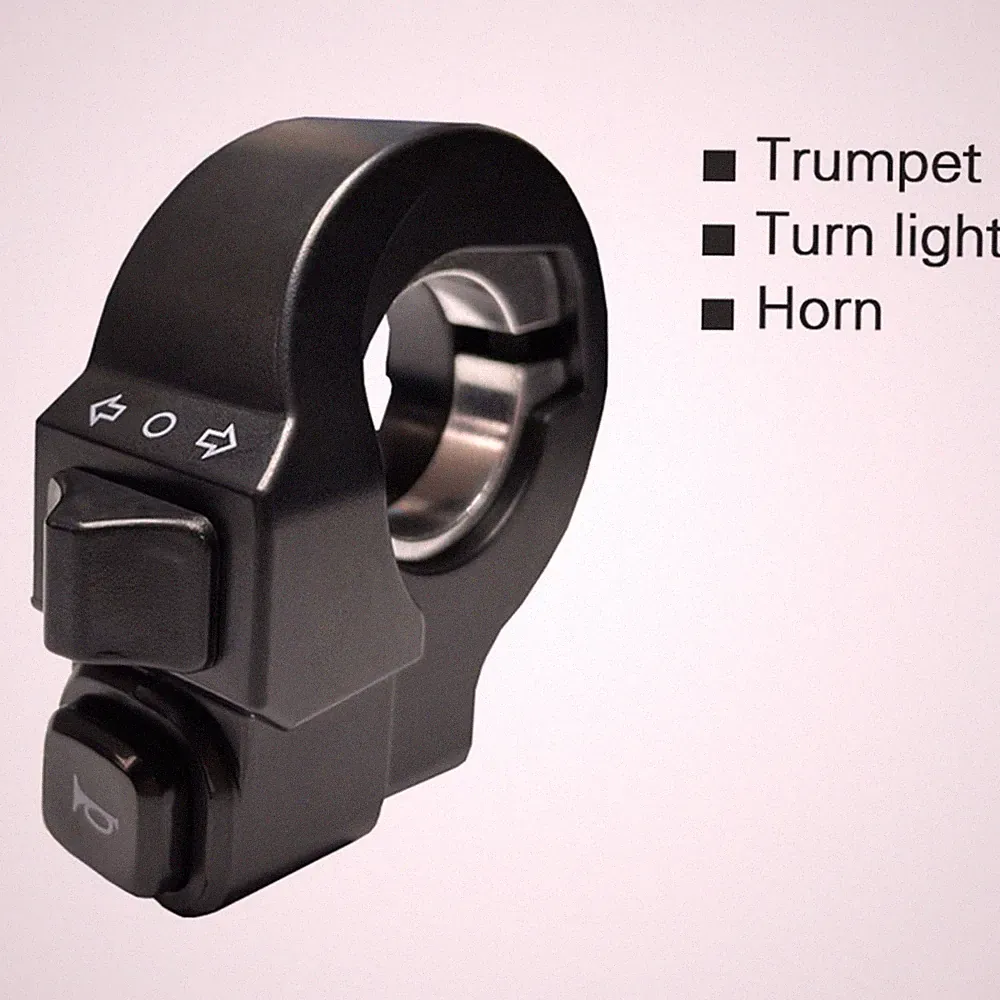 Turn Signal Switch Replacement E-Bike Electric Bicycle Scooter 2In1 4Pins